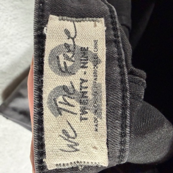 We The Free Free People Just Float On Flare Jeans Faded Black Bell Bottoms 29 - Picture 10 of 10